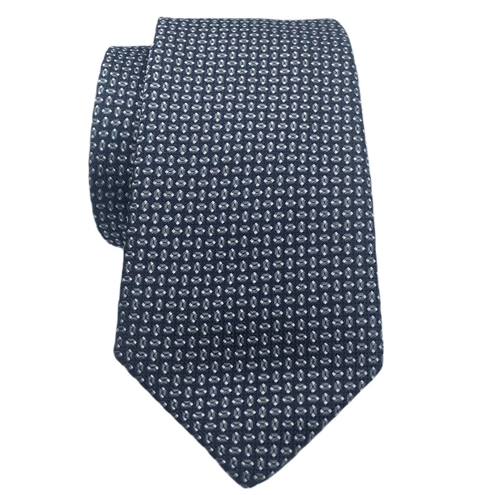 Canali Charcoal Micro Pattern Tie