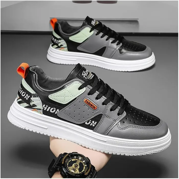Casual Men's Shoes 2024 Spring New Trend Men's White Shoes Breathable Soft Sole Sports Casual Board Commuting Driving