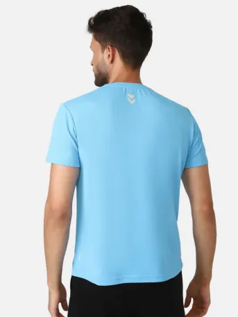 Hummel Budoc Mens T-Shirt Pack Of 2(White/Light Blue)