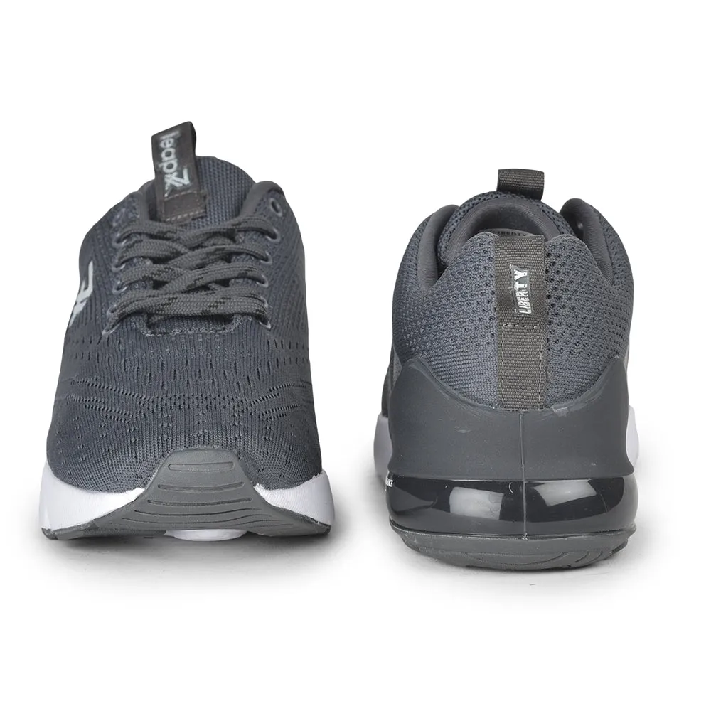 Leap7x Lacing Sports Shoes For Men (Grey) REVOLT By Liberty