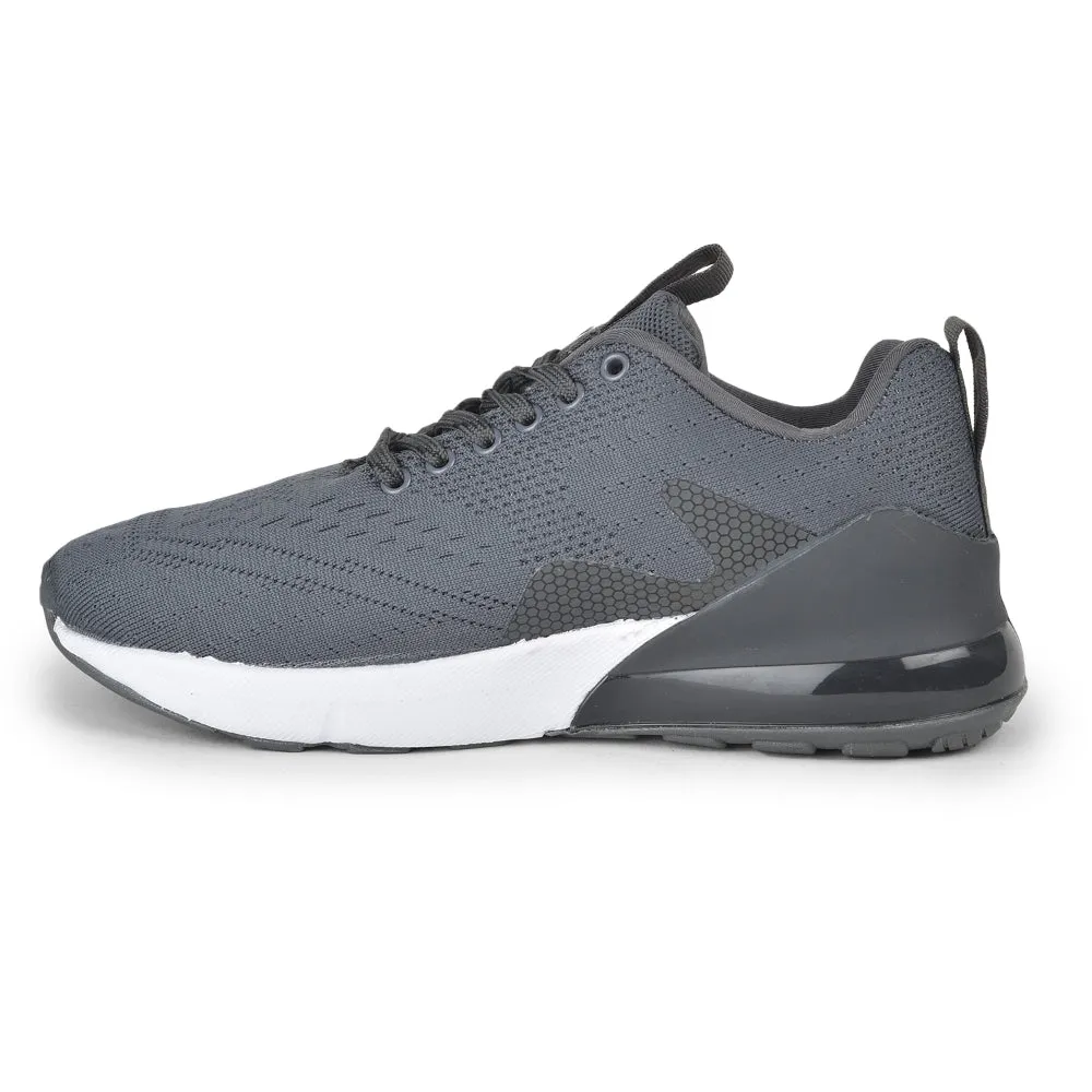 Leap7x Lacing Sports Shoes For Men (Grey) REVOLT By Liberty