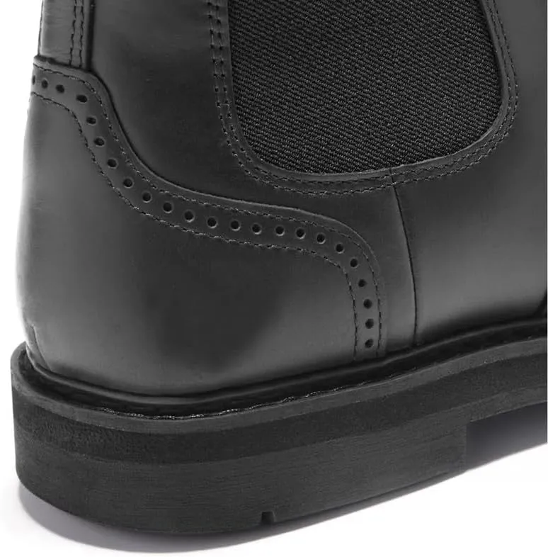 Men's Chelsea Boots Suede Zipper Dress Boots Retro Classic Breathable Lightweight Square Head Ankle Boots Cowboy Boots for Men