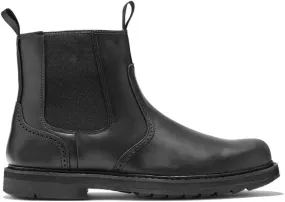 Men's Chelsea Boots Suede Zipper Dress Boots Retro Classic Breathable Lightweight Square Head Ankle Boots Cowboy Boots for Men