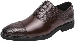 Men's Italian Black Patent Leather Shoes, Lace-up Formal Dress Loafers, All-Match Fashion Shoes, Office Formal Oxfords