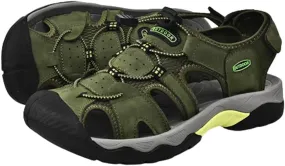 Mens Leather Sandals Beach Hiking Sandals Summer Comfortable Trekking Shoes Hiking Shoes Sports Outdoor with hook