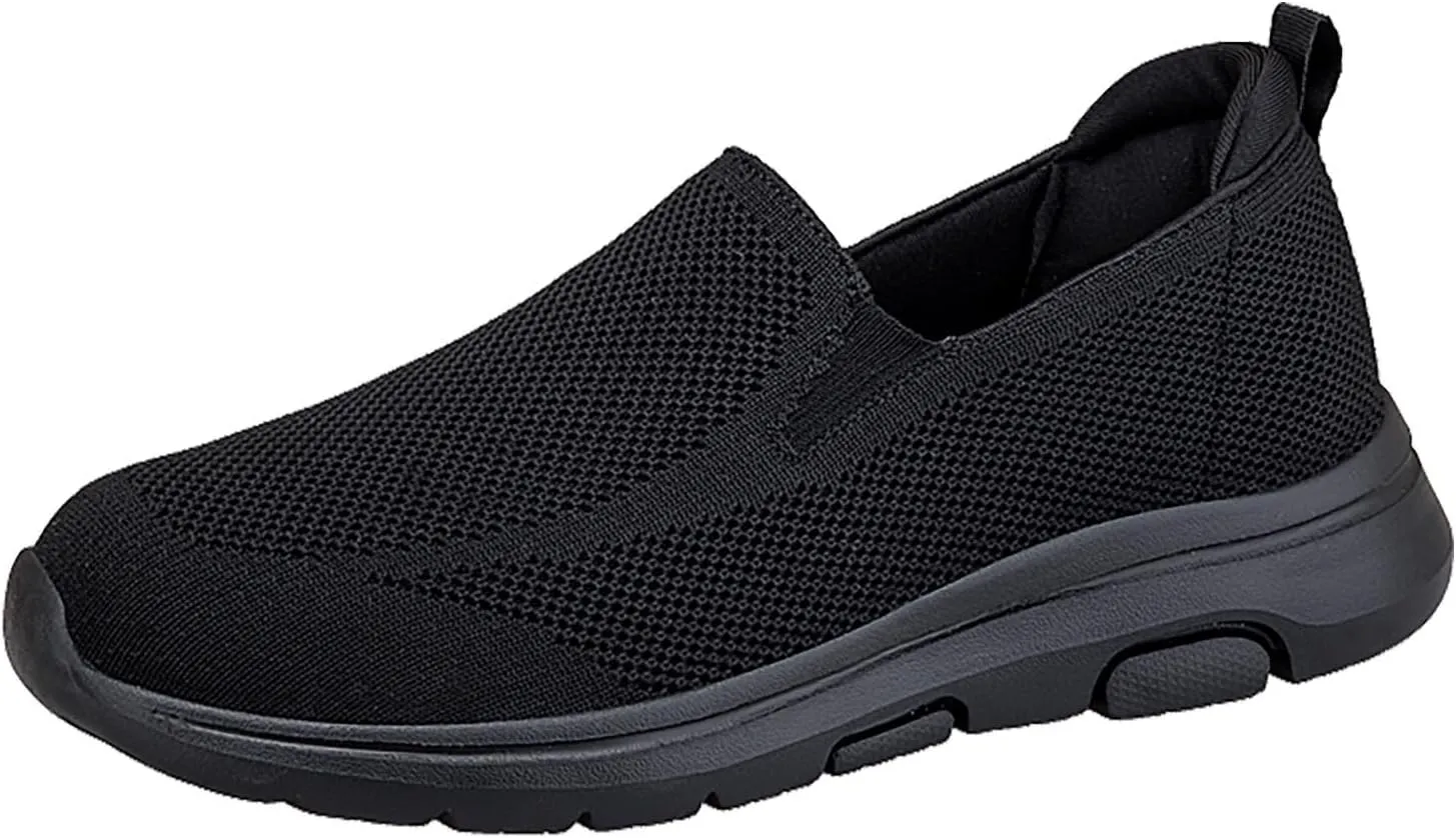 Mens Slip on Shoes Mens Tennis Shoes Shoe for Men Walking Shoe for Men Running Trail Breathable Sneaker