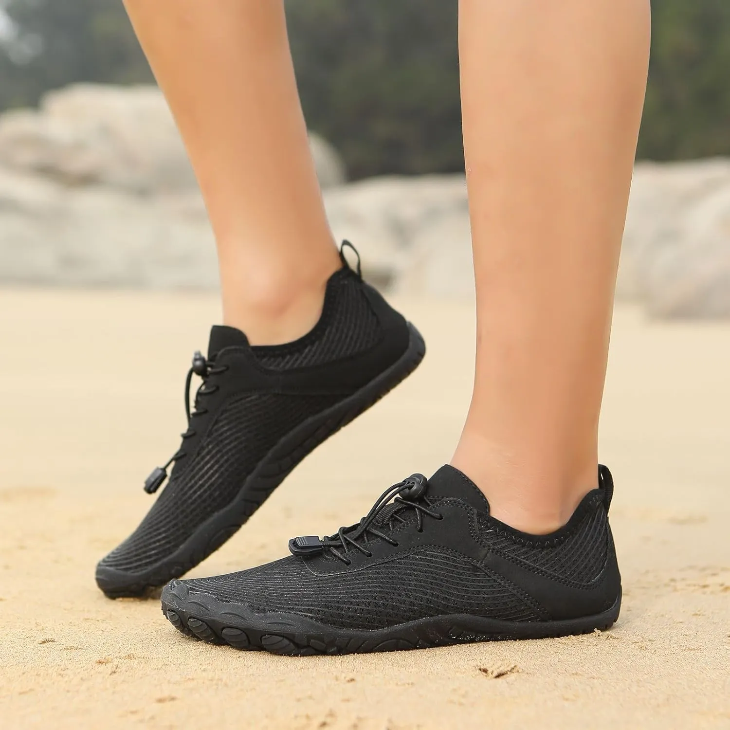 Mens Womens Barefoot Shoes Wide Toe Box Water Shoes Beach Swim Shoes Quick-Dry Aqua Socks Pool Shoes Breathable & Non-Slip Athletic Footwear for Hiking Walking