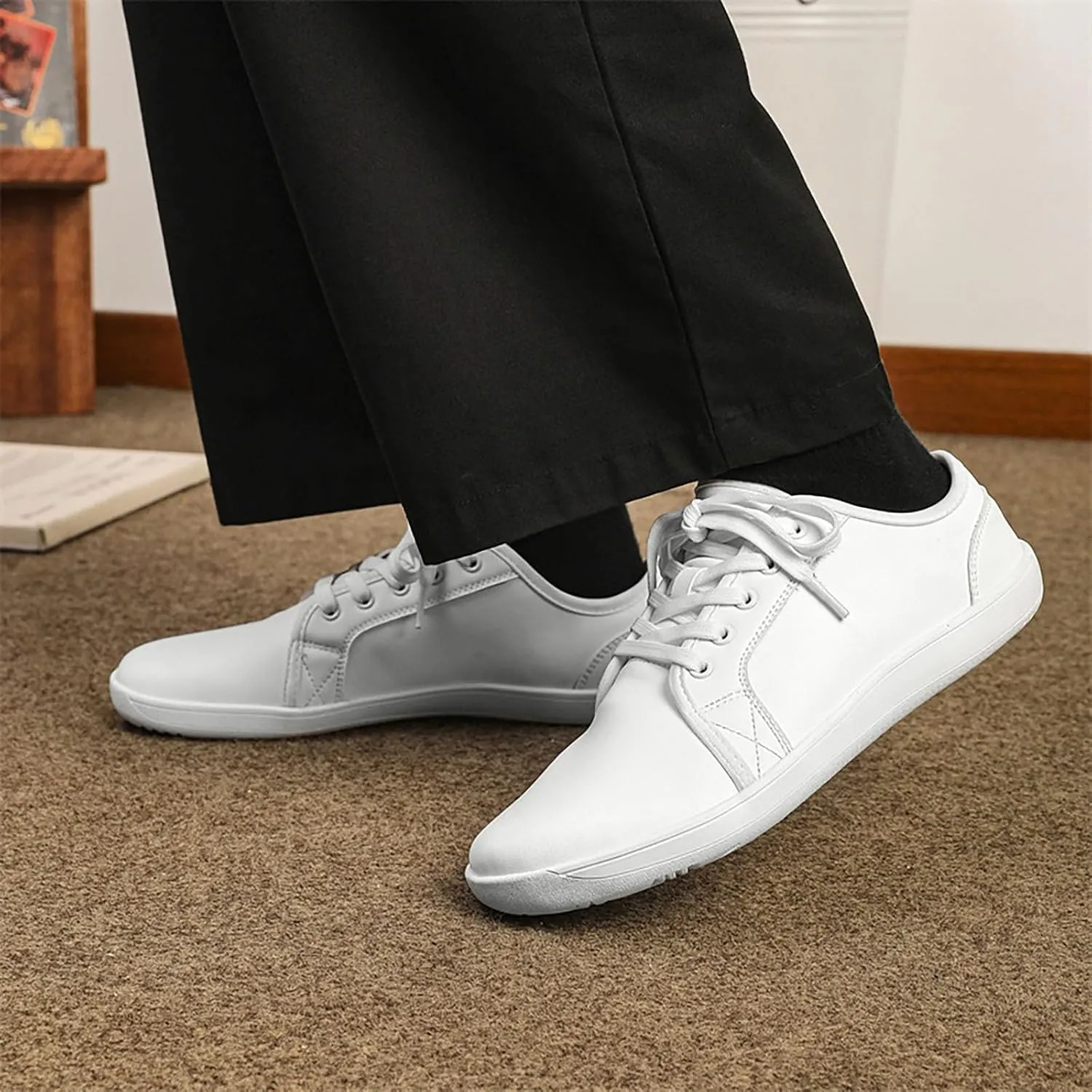 Running Shoes for Men Winter Casual Shoes Slip On White Platform Sneakers Air Athletic Running Tennis Lightweight Black Tennis Shoe Loafers Dress Shoe