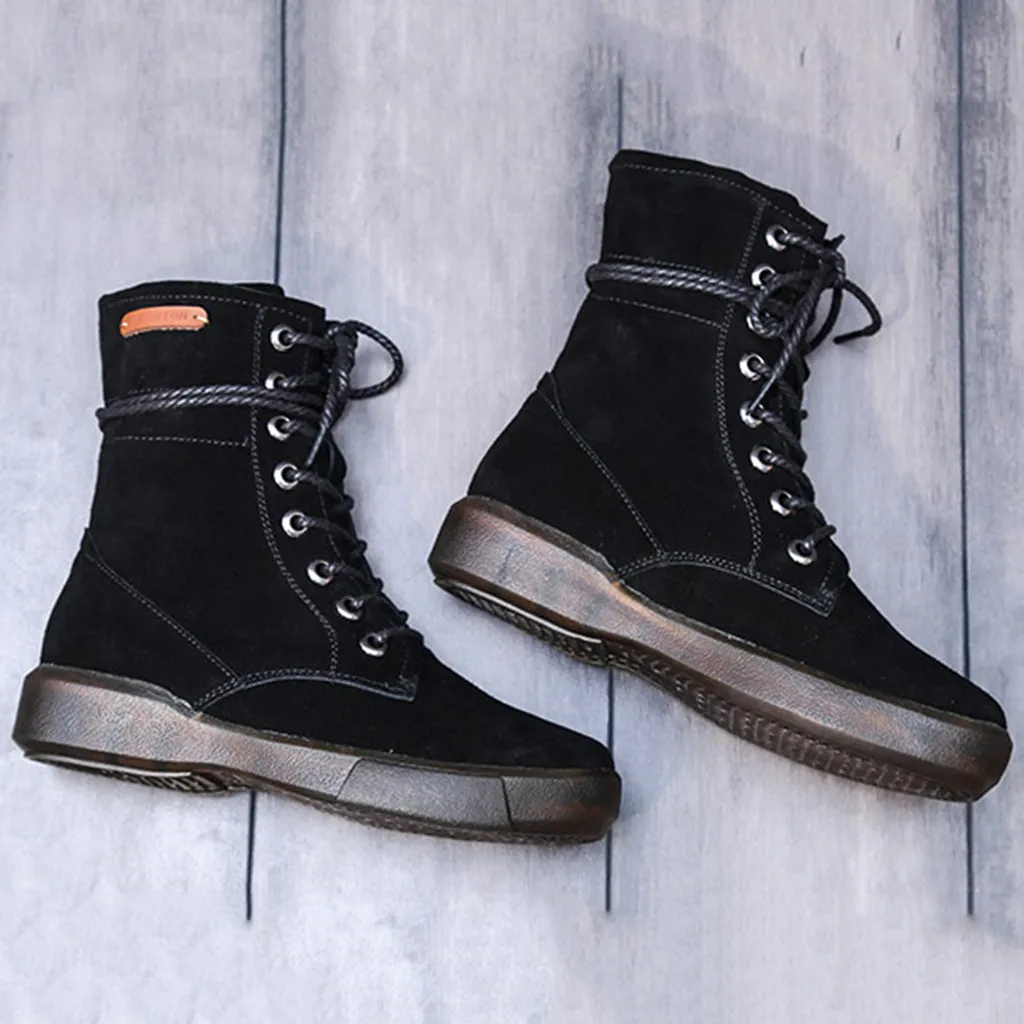 Soft Bottom Suede Women's Martin Boots
